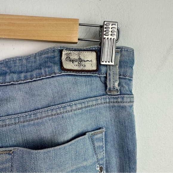 Pepe Jeans Seventy Three Skinny Light Wash Size 28 - Picture 5 of 6